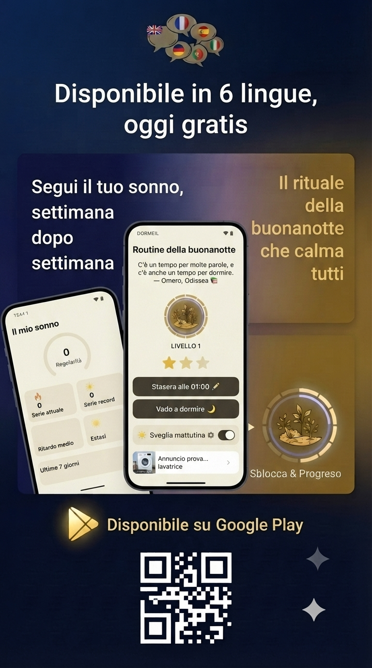 Disponibile in 6 lingue